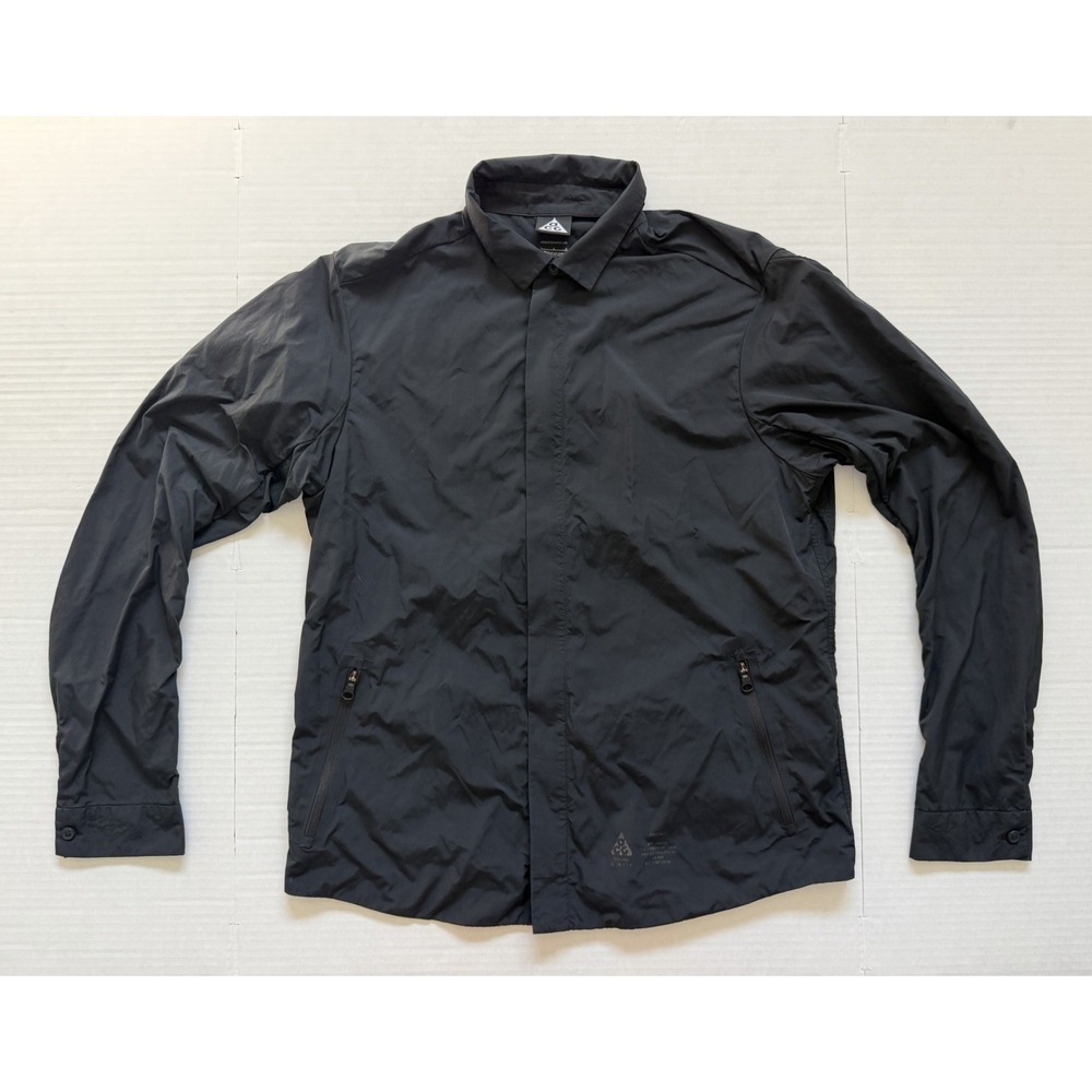 NikeLab ACG Tech Shirt Jacket 803490-010 Errolson Hugh Acronym Black Men's L